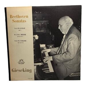 LP Ludwig van Beethoven  - Sonatas No. 4 In E Flat Op. 7  Vinyl Record